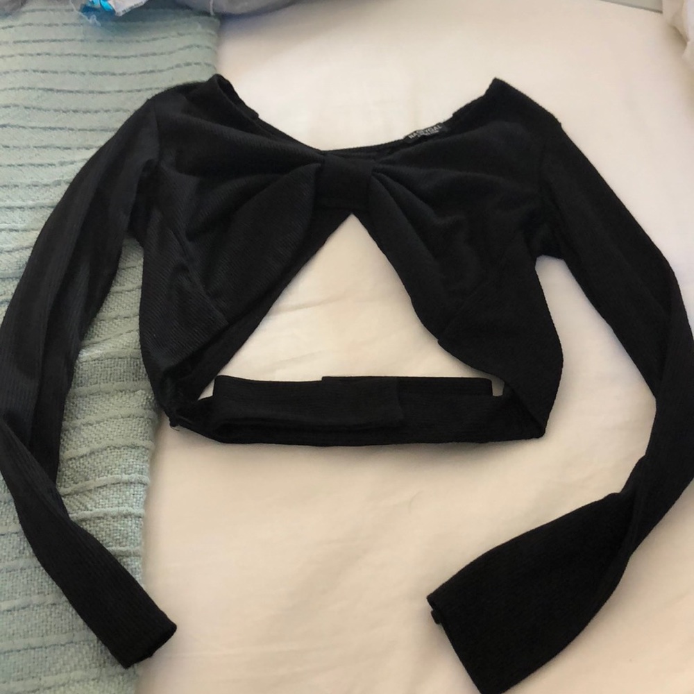 Black Crop Top
